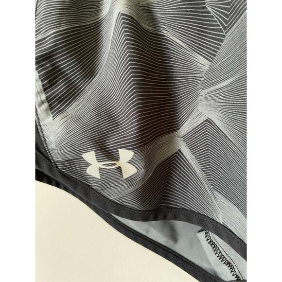 Under Armour Graphic 2.5" Running Shorts Black Gray Size Small - Picture 4 of 6